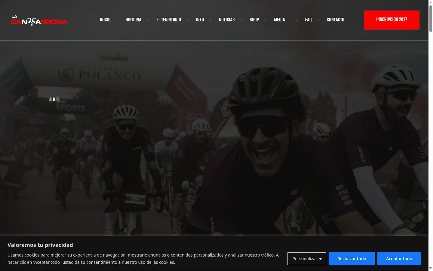 Screenshot des Einwilligungsbanners vor jeglicher Interaktion