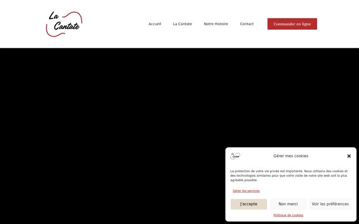 Screenshot of lacantate.fr