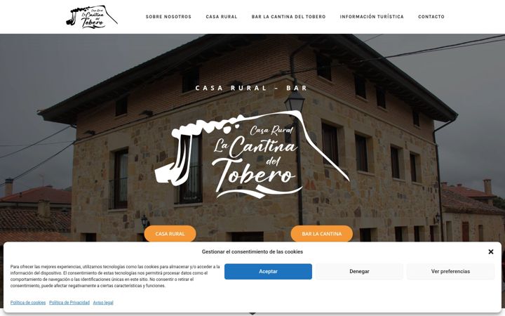 Screenshot of lacantinadeltobero.com