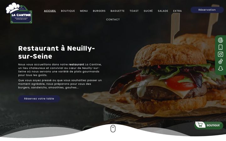 Screenshot of lacantinedeneuilly.fr