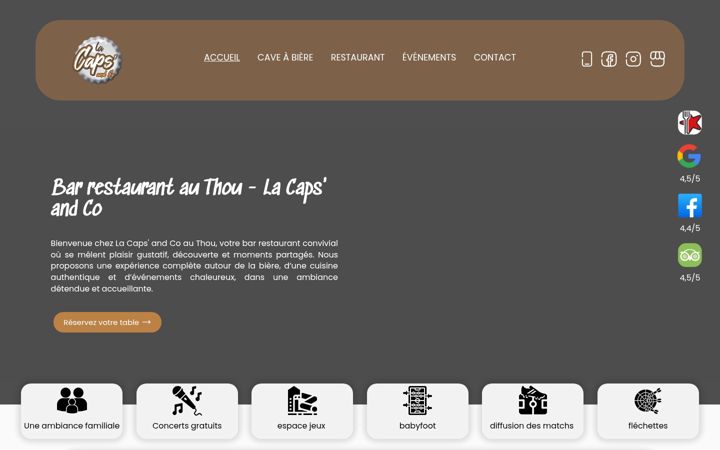 Screenshot of lacapsandco.fr