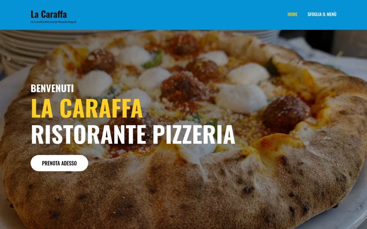 Screenshot of lacaraffa.it
