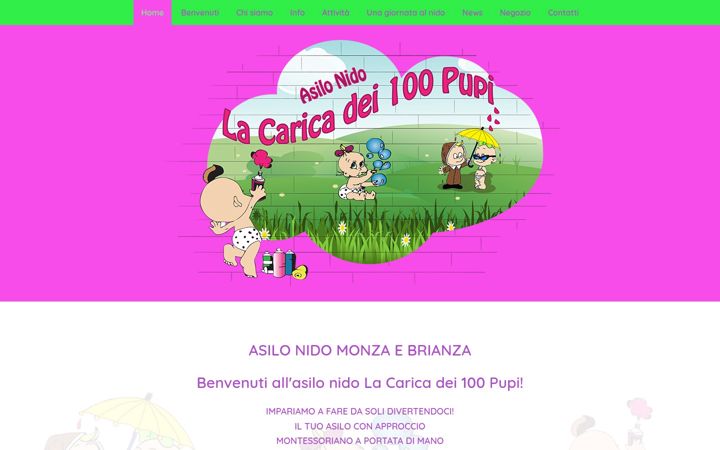 Screenshot of lacaricadei100pupi.it