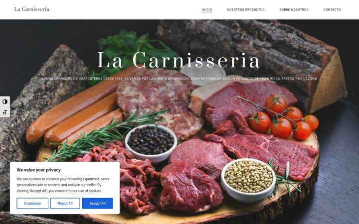 Screenshot of lacarnidexavi.com