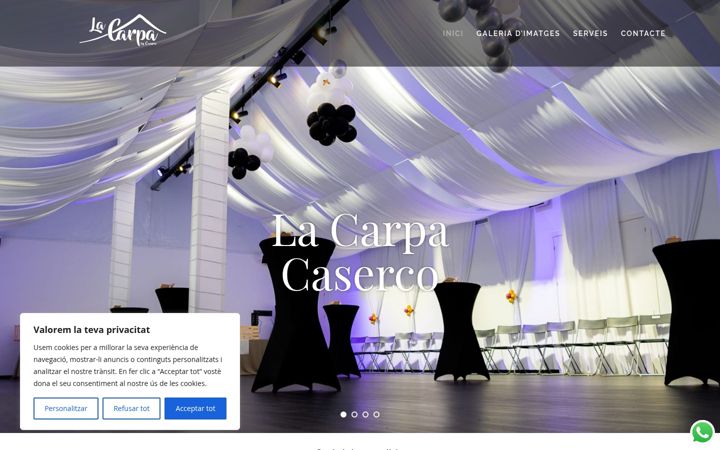 Screenshot of lacarpavilanova.com