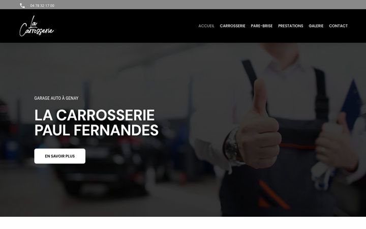 Screenshot of lacarrosseriepaulfernandes.fr