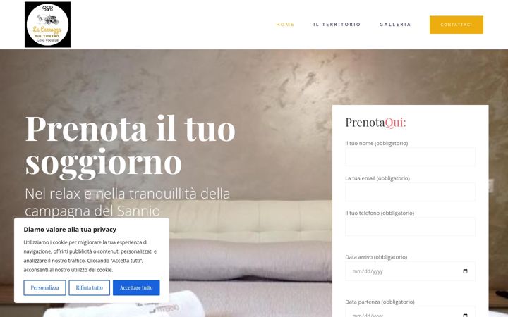 Screenshot of lacarrozzasultiterno.it