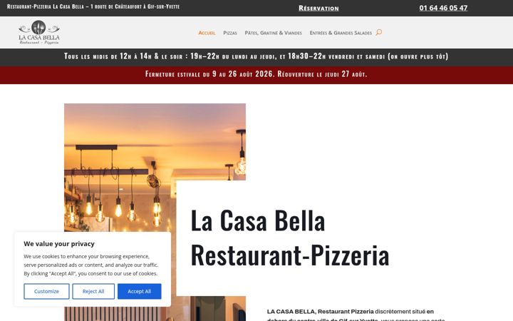 Screenshot of lacasabella.fr