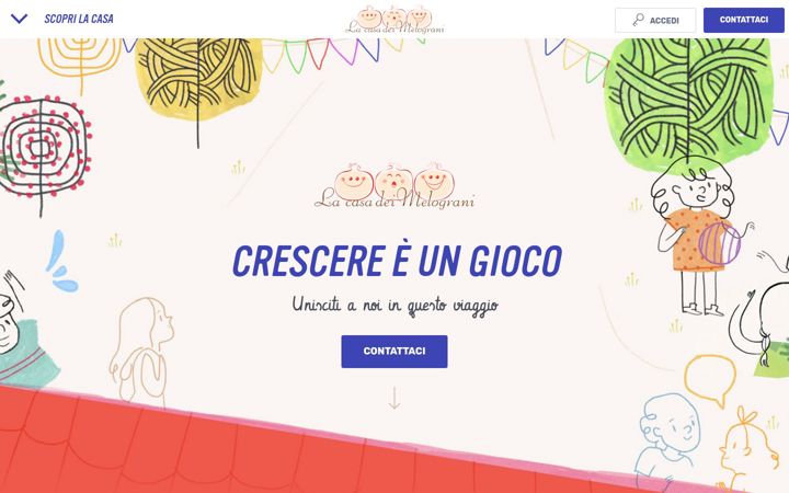 Screenshot of lacasadeimelograni.it