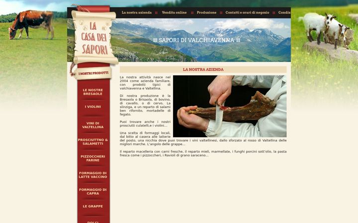 Screenshot of lacasadeisapori.eu
