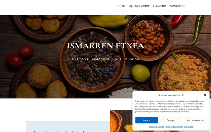 Screenshot of lacasadeismar.com