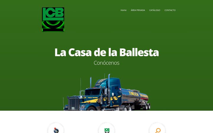 Screenshot of lacasadelaballesta.es