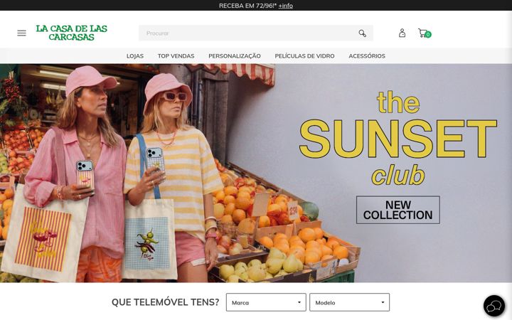 Screenshot of lacasadelascarcasas.pt