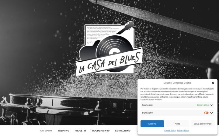 Screenshot of lacasadelblues.it