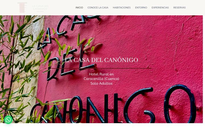 Screenshot of lacasadelcanonigo.com