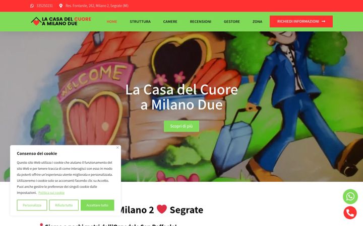 Screenshot of lacasadelcuoremilanodue.it