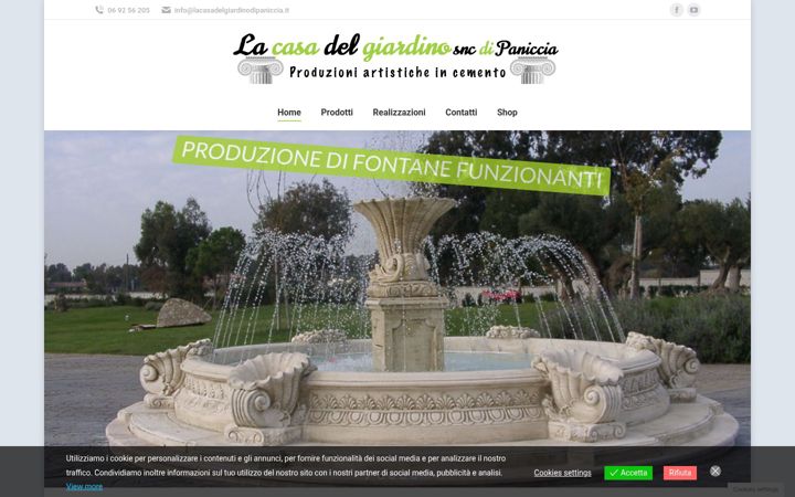 Screenshot of lacasadelgiardinodipaniccia.it