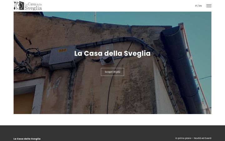 Screenshot of lacasadellasveglia.it