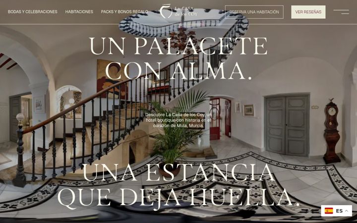 Screenshot of lacasadeloscoy.com