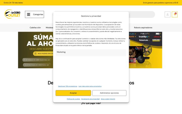 Screenshot of lacasadeloutlet.es