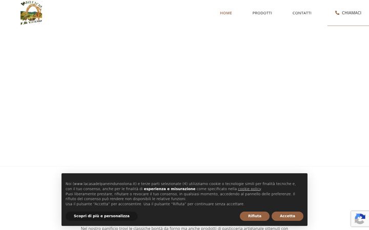 Screenshot of lacasadelpaneindunoolona.it