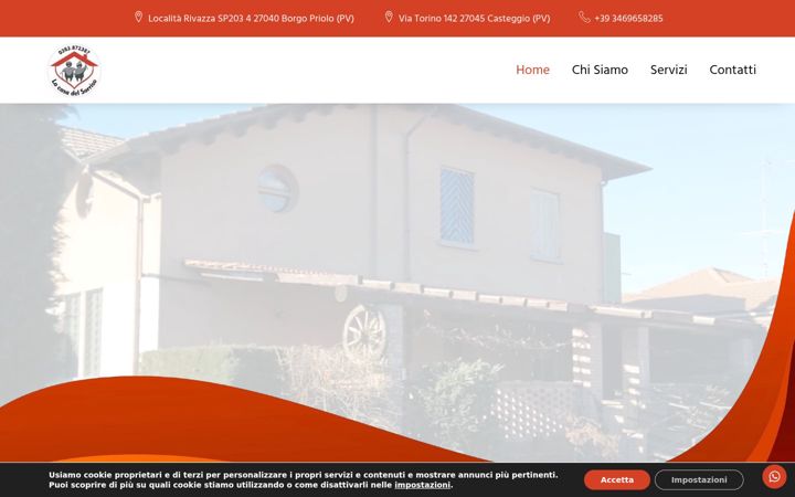 Screenshot of lacasadelsorrisorivazza.it