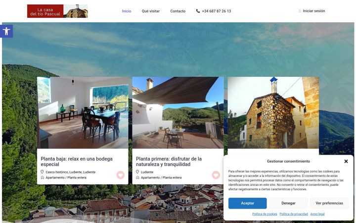 Screenshot of lacasadeltiopascual.es