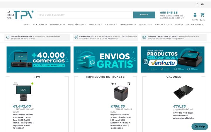 Screenshot of lacasadeltpv.com