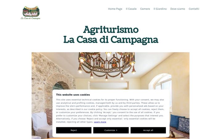 Screenshot of lacasadicampagna.net