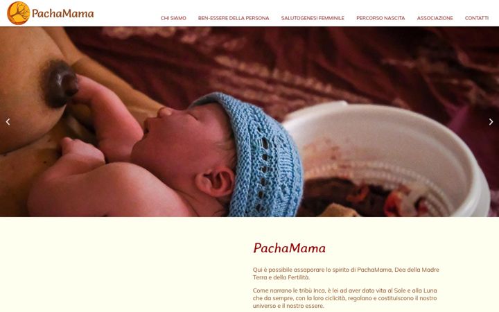 Screenshot of lacasadipachamama.it