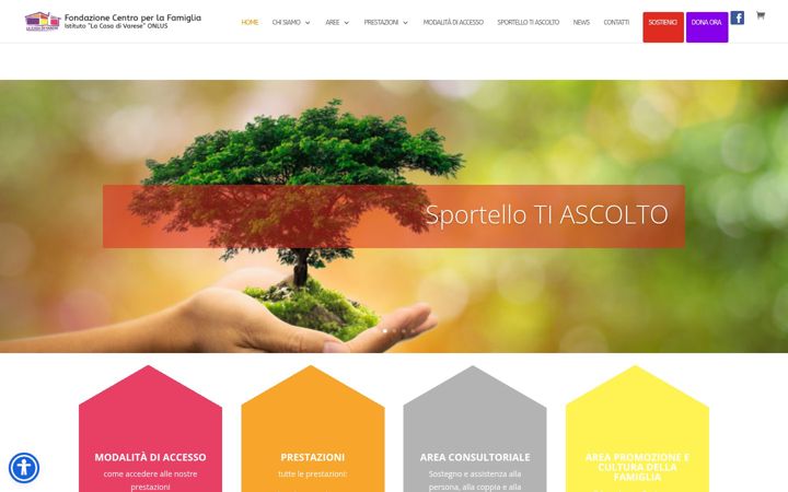 Screenshot of lacasadivarese.it
