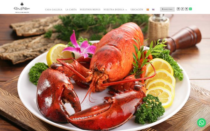 Screenshot of lacasagallega.com