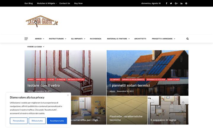 Screenshot of lacasagiusta.it