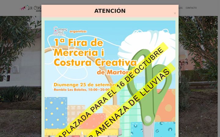 Screenshot of lacasahandmade.es