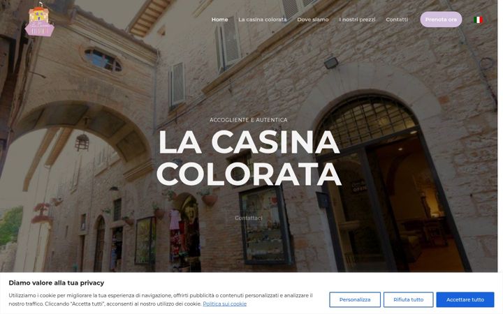 Screenshot of lacasinacolorata.it