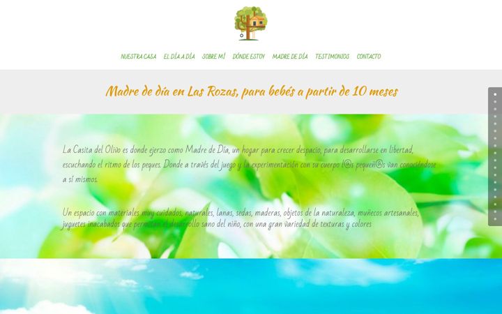 Screenshot of lacasitadelolivo.es