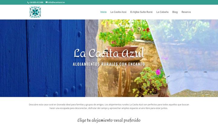Screenshot of lacasitazul.es
