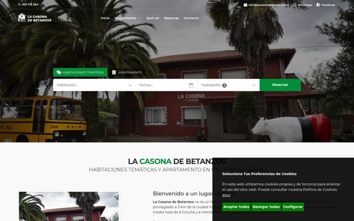 Screenshot of lacasonadebetanzos.es