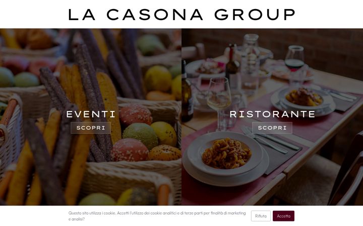 Screenshot of lacasonagroup.it