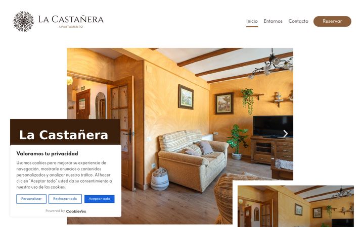 Screenshot of lacastaneravalledeljerte.es