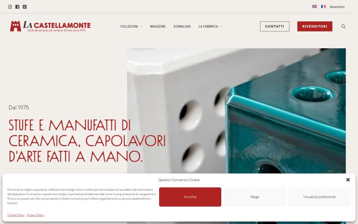 Screenshot of lacastellamonte.it
