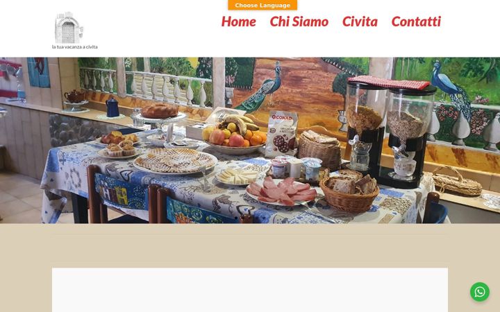 Kuvakaappaus sivustosta lacastellanacivita.it