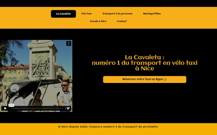 Screenshot of lacavaleta.fr
