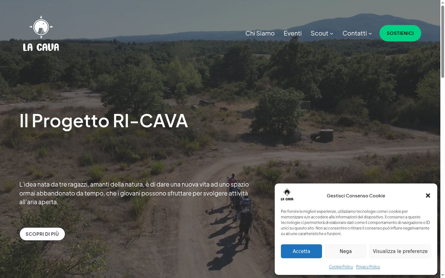 Sutikimo reklamjuostės, rodytos prieš bet kokią sąveiką, ekrano kopija