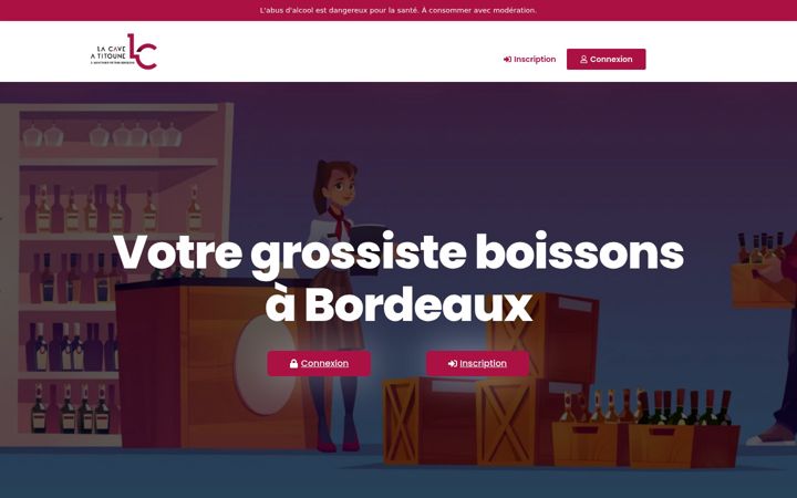 Screenshot of lacaveatitoune.fr