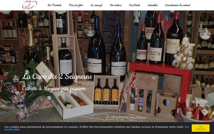 Screenshot of lacavedes2seigneur.com