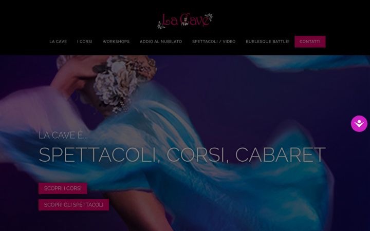 Screenshot of lacaveduburlesque.it