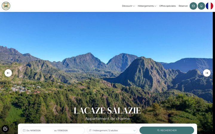 Screenshot of lacazesalazie.com