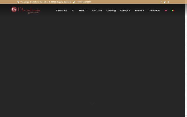 Screenshot of laccademia.it