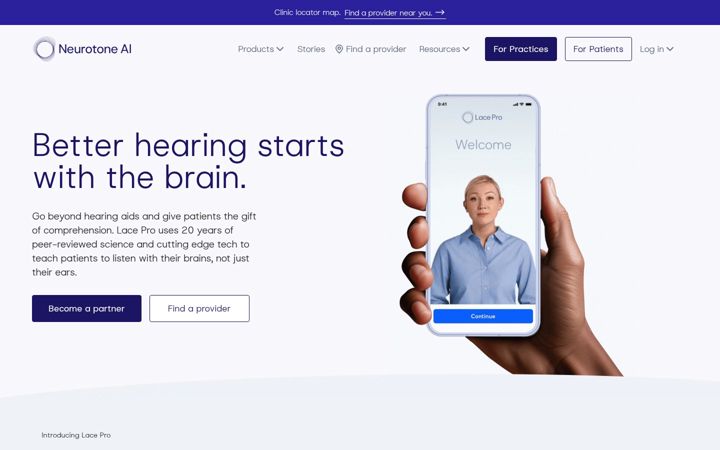 Screenshot von laceauditorytraining.com